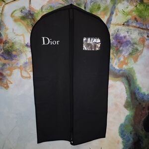 Christian Dior Zip Black Garment Bag NWOT.